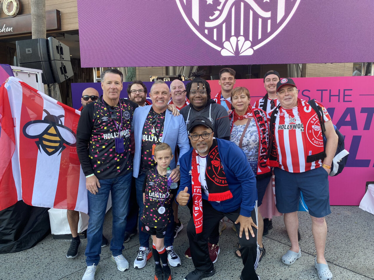 THE BOYS OF '92 TAKE THE BEES MESSAGE TO USA Bees United