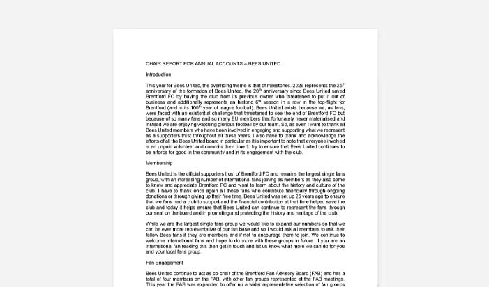Chairman's Statement